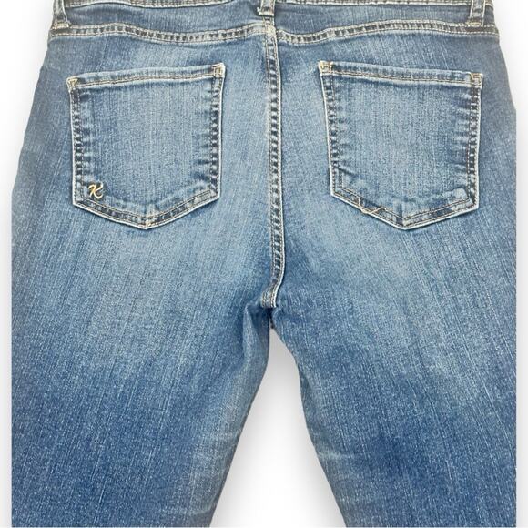 Kut - High Rise Fab Ab Ankle Skinny Jeans with Raw Hem - Picture 9 of 14